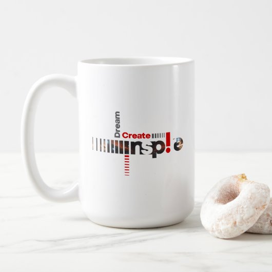 Dream Create Inspirier | Klassische Tasse #15 (Mit Donut)