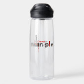 Dream Create Inspirier | Wasserflasche Trinkflasche (Rückseite)