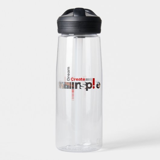 Dream Create Inspirier | Wasserflasche Trinkflasche (Vorne)