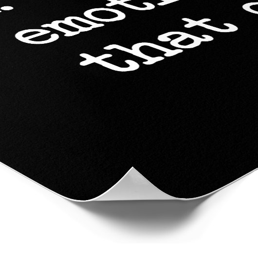 Dream Defined BW Poster (Ecke)