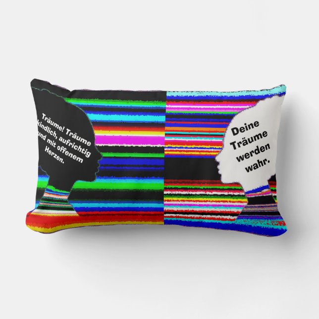 Dream Dialogue Pillow Lendenkissen (Vorderseite)