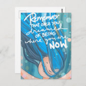 Dream- DNM-Postkarten Postkarte (Vorne/Hinten)