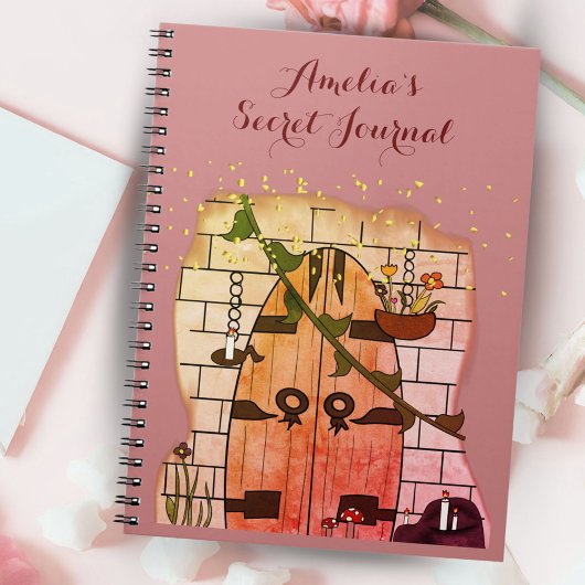 Dream Door Fairy Tale Zeichnend Secret Journal Notizblock