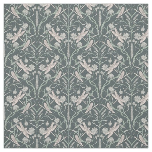 Dream Dragonfly Cornblume, Sterne Stoff (Muster)