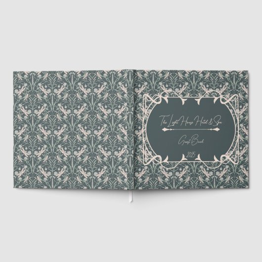 Dream Dragonfly Cornblume, Sterne, Zickzack Gästebuch (Voll)