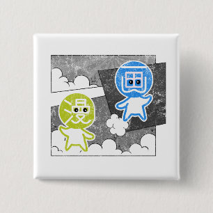 Dream & Draw – Manga × Illustration Süße Maskottch Button