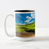 Dream, Edgar Allen Poe, Landschaft, Zweifarbige Tasse (Links)