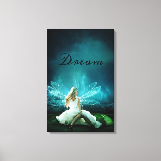 Dream Fairy and Frog Leinwanddruck (Vorderseite)