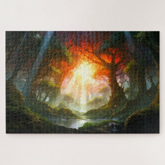 Dream Fairy Forest - Fantasy Art Puzzle (Horizontal)
