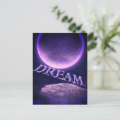 Dream Fantasy Moon Inspiration Postkarte (Stehend Vorderseite)