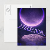 Dream Fantasy Moon Inspiration Postkarte (Vorne/Hinten)