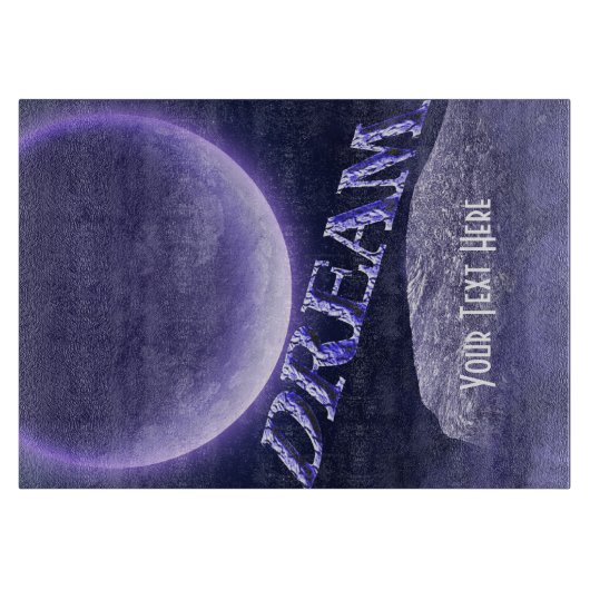 Dream Fantasy Moon Sky Inspiration Schneidebrett (Vorderseite)