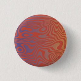 Dream Flow l Abstract Trippy Pattern - No. 01 Button