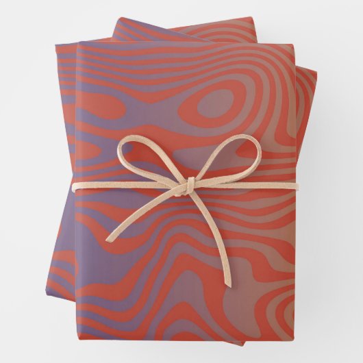 Dream Flow l Abstract Trippy Pattern - No. 01 Geschenkpapier Set (Beispiel)