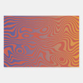 Dream Flow l Abstract Trippy Pattern - No. 01 Geschenkpapier Set (Vorderseite)