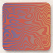 Dream Flow l Abstract Trippy Pattern - No. 01 Getränkeuntersetzer (Vorderseite)