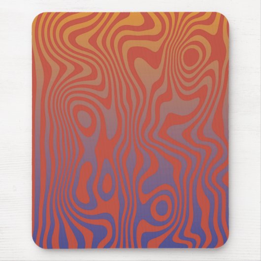 Dream Flow l Abstract Trippy Pattern - No. 01 Mousepad (Vorne)