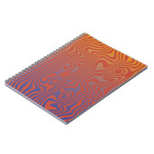 Dream Flow l Abstract Trippy Pattern - No. 01 Notizblock (Linke Seite)