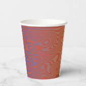 Dream Flow l Abstract Trippy Pattern - No. 01 Pappbecher (Rückseite)