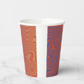 Dream Flow l Abstract Trippy Pattern - No. 01 Pappbecher (Links)