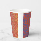 Dream Flow l Abstract Trippy Pattern - No. 01 Pappbecher (Rechts)