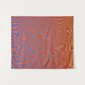 Dream Flow l Abstract Trippy Pattern - No. 01 Wandteppich (Vorderseite (Horizontal))