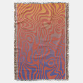 Dream Flow l Abstrakte Trippy-Muster - Nr. 01 Decke (Vorderseite Vertikal)