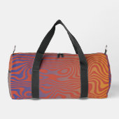 Dream Flow l Abstrakte Trippy-Muster - Nr. 01 Duffle Bag (Rückseite)