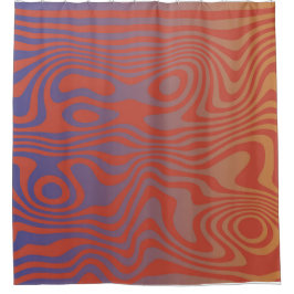 Dream Flow l Abstrakte Trippy-Muster - Nr. 01  Duschvorhang