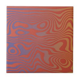 Dream Flow l Abstrakte Trippy-Muster - Nr. 01 Fliese