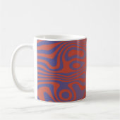 Dream Flow l Abstrakte Trippy-Muster - Nr. 01 Kaffeetasse (Links)