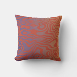 Dream Flow l Abstrakte Trippy-Muster - Nr. 01 Kissen