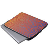 Dream Flow l Abstrakte Trippy-Muster - Nr. 01 Laptopschutzhülle (Vorne Knopf)