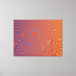 Dream Flow l Abstrakte Trippy-Muster - Nr. 01 Leinwanddruck