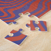 Dream Flow l Abstrakte Trippy-Muster - Nr. 01 Puzzle (Seite)
