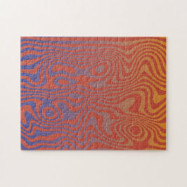 Dream Flow l Abstrakte Trippy-Muster - Nr. 01 Puzzle