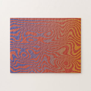 Dream Flow l Abstrakte Trippy-Muster - Nr. 01 Puzzle