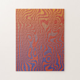 Dream Flow l Abstrakte Trippy-Muster - Nr. 01 Puzzle