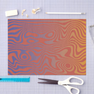Dream Flow l Abstrakte Trippy-Muster - Nr. 01 Seidenpapier