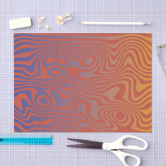 Dream Flow l Abstrakte Trippy-Muster - Nr. 01 Seidenpapier
