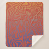 Dream Flow l Abstrakte Trippy-Muster - Nr. 01 Sherpadecke (Vorderseite)