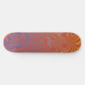 Dream Flow l Abstrakte Trippy-Muster - Nr. 01 Skateboard (Horizontal)