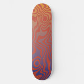 Dream Flow l Abstrakte Trippy-Muster - Nr. 01 Skateboard (Vorderseite)