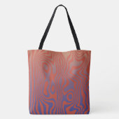 Dream Flow l Abstrakte Trippy-Muster - Nr. 01 Tasche (Rückseite)