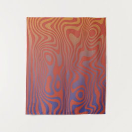 Dream Flow l Abstrakte Trippy-Muster - Nr. 01 Wandteppich