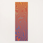Dream Flow l Abstrakte Trippy-Muster - Nr. 01 Yogamatte (Rückseite)