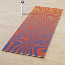 Dream Flow l Abstrakte Trippy-Muster - Nr. 01 Yogamatte