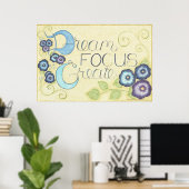 Dream Focus Create Poster (Vivid) (Heimbüro)