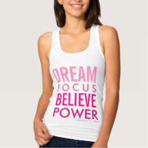 DREAM. FOKUS GLAUBEN. POWER-Fitness-Tank