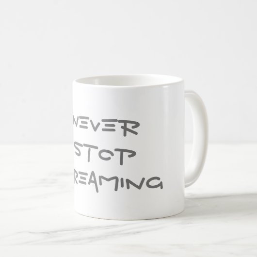 Dream Fuel Kaffeetasse (VorderseiteRechts)